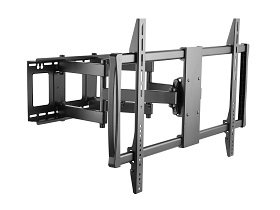 X-Large Heavy-Duty Full Motion Curved & Flat Panel Tv Wall Mount